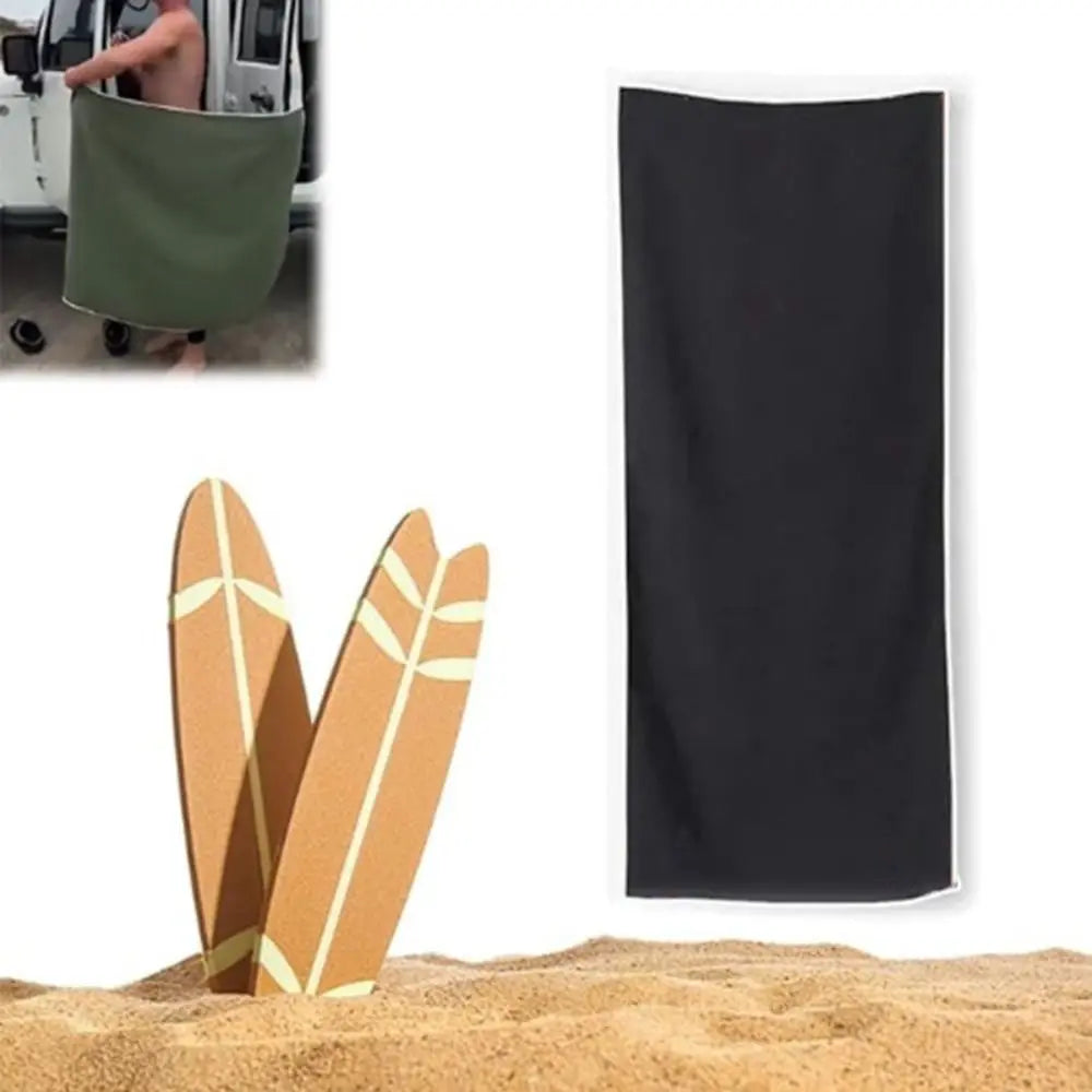 Portable Quick-Drying Multifunctional Coral Fleece Bath Towel - Perfect for Beach and Outdoor Use!